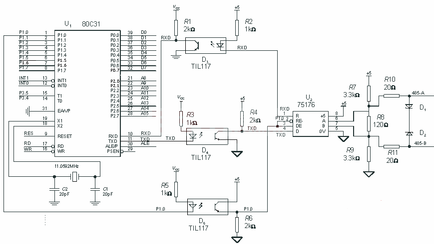 SN75176通訊芯片的應(yīng)用